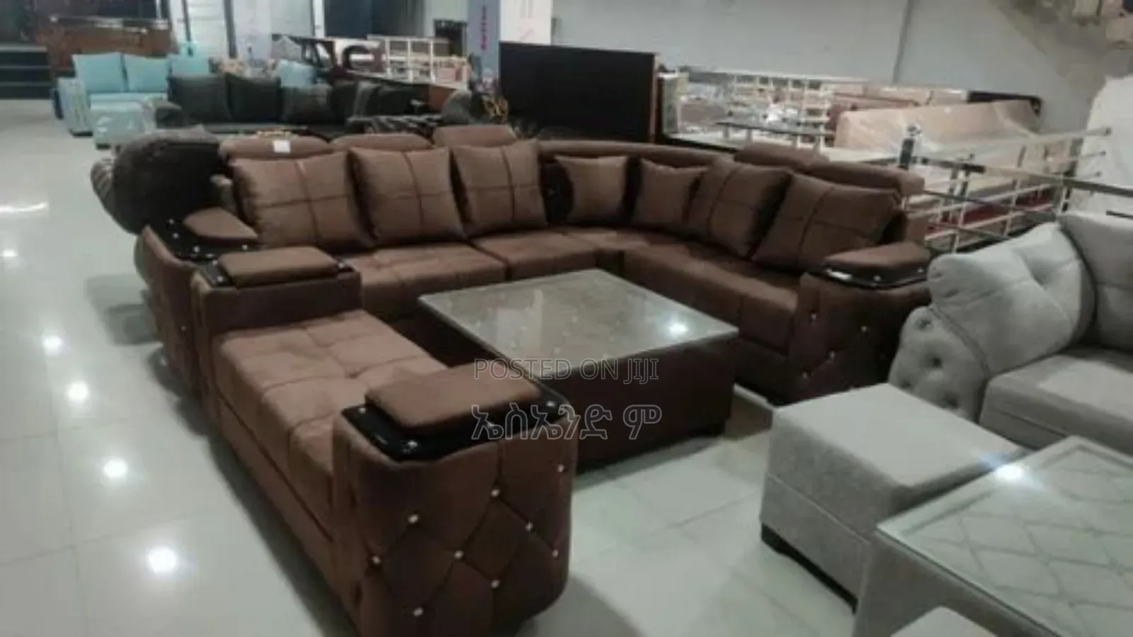 Mosaic Lounge Sofa Design With Table