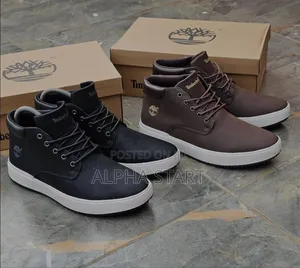 Timberland Chukka Mid Leather Boots ‘Blue Black’ Men’S Shoes