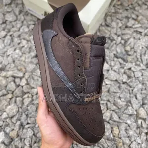 Air Jordan 1 Low Sp X Travis Scott ‘Velvet Brown Men’S Shoes