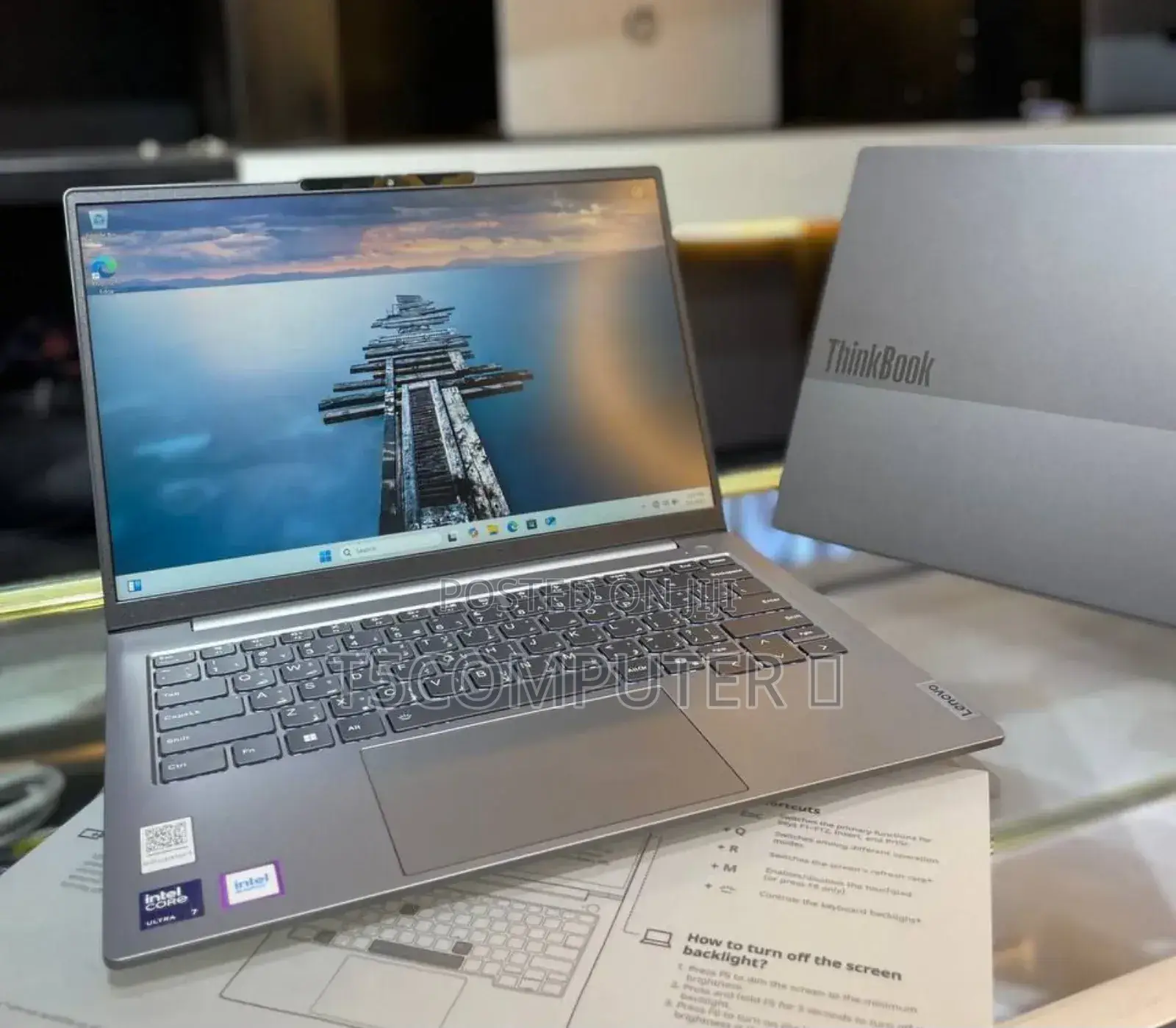 New Laptop Lenovo ThinkBook 13 24GB Intel Core Ultra 7 SSD 512GB