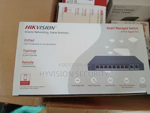 Hikvision 8port Gigabit Smart Managed Poe Swich
