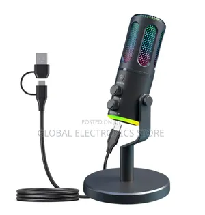2 in 1 Podcaste Microphone and Computer Condenser Mic