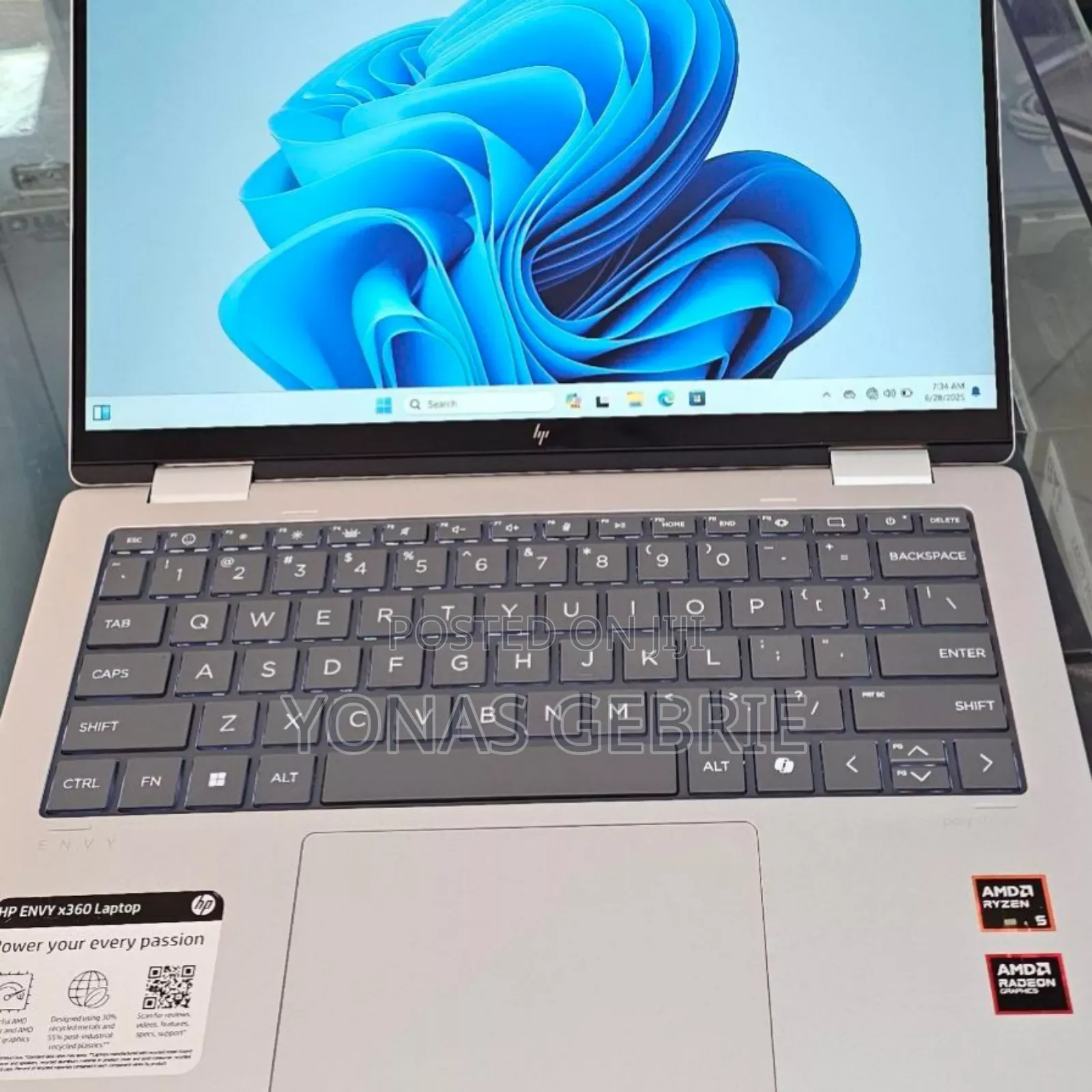 New Laptop HP Envy X360 16GB AMD Ryzen 5 SSD 512GB
