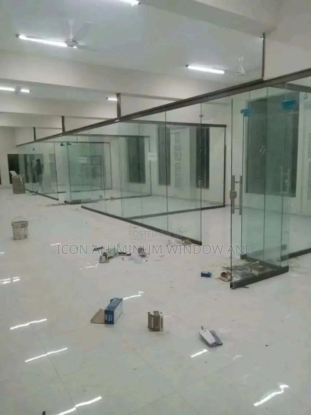 የ አልሙኒየም እና መስታወት ስራዎች / Aluminum and Glass Work