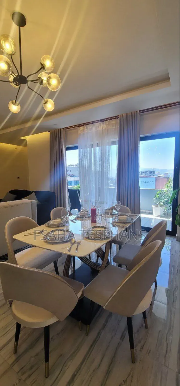 Furnished 2bdrm Apartment in Apartments, Bole for rent