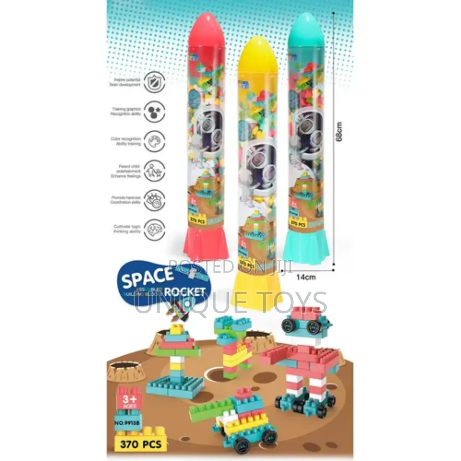 Space Rocket Building Blocks Set 370 PCS