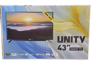 Unity 43'' 2025 Smart Tv – Sharp, Smart Affordable!