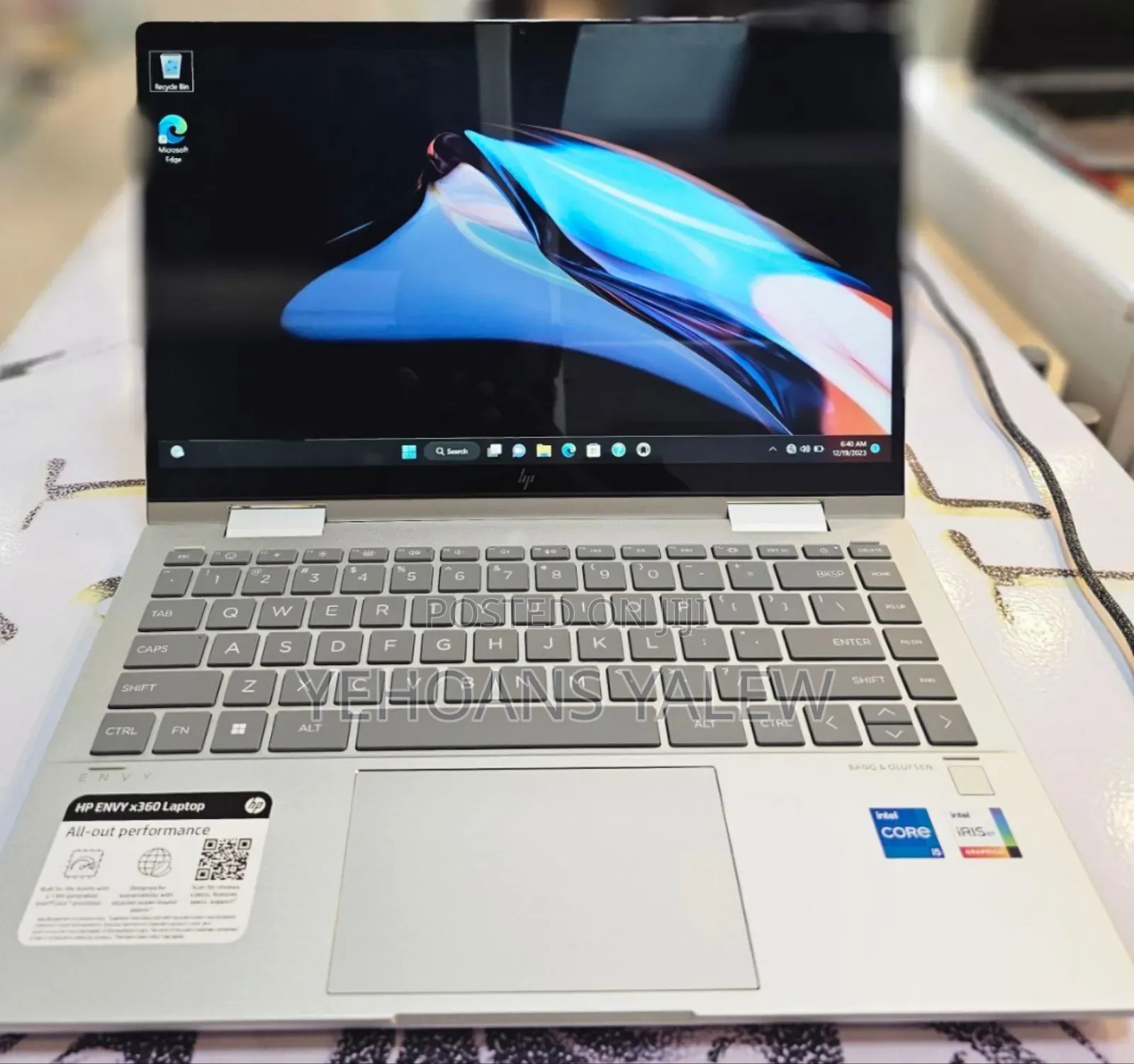 New Laptop HP Envy X360 8GB Intel Core I5 SSD 512GB