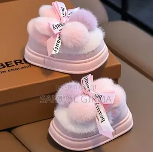 Cute Rabbit Warm Indoor and Outdoor Cotton Shoes Size: 22-33