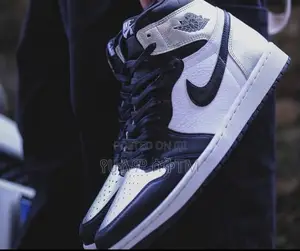 Original Air Jordan 1 Retro Hi ‘Silver Toe’ Men’S Shoes
