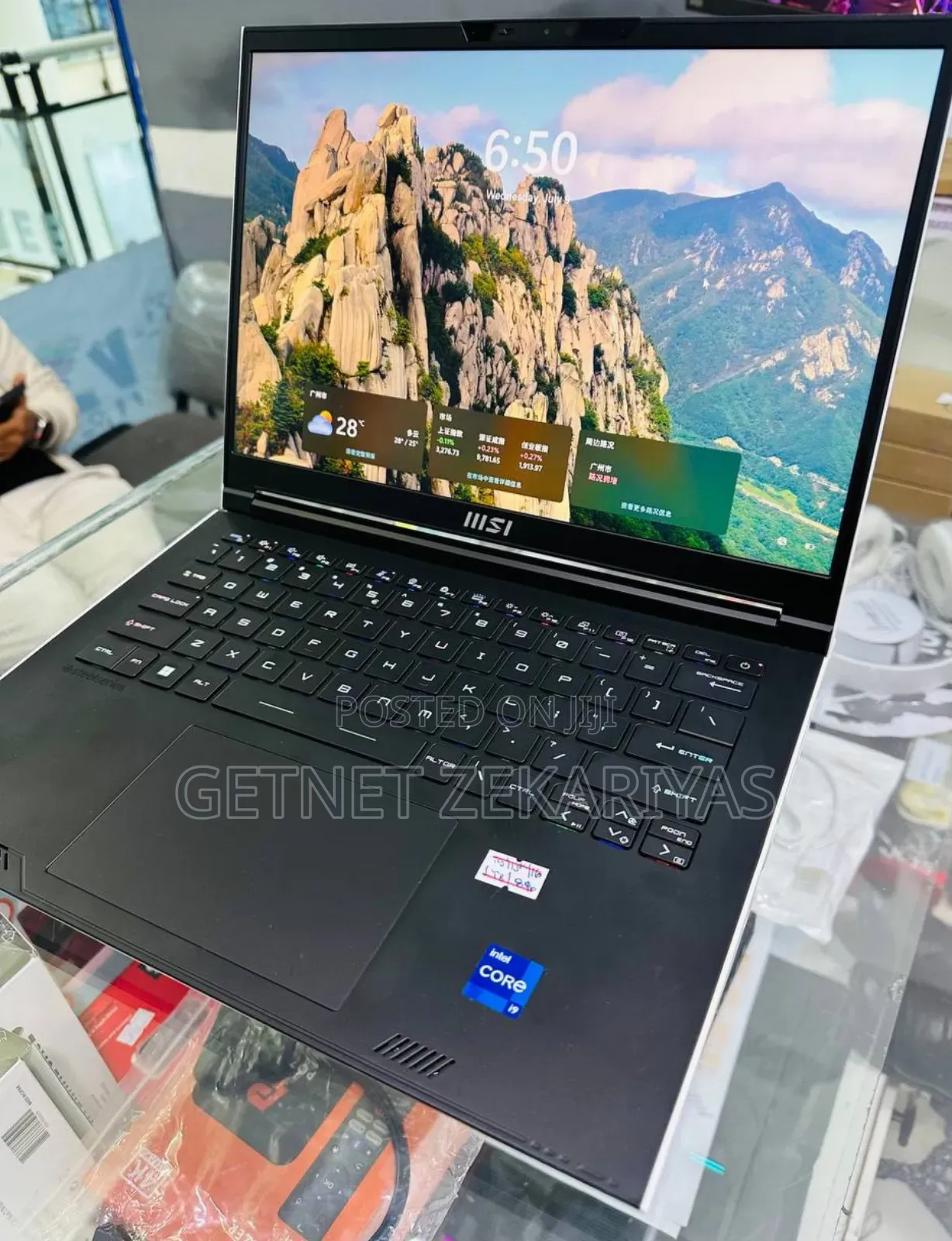 New Laptop MSI 16GB Intel Core I9 SSD 1T