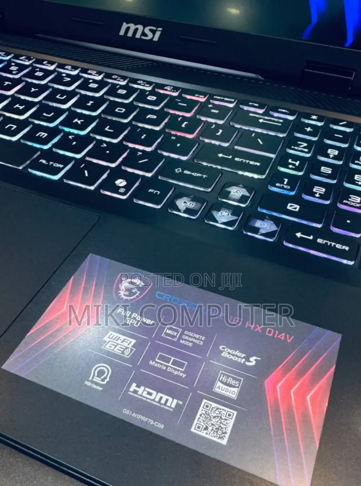 New Laptop MSI Crosshair 15 16GB Intel Core I7 SSD 1T