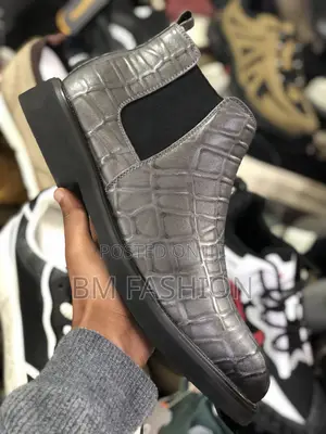 Gray Chelsea Boots Quality