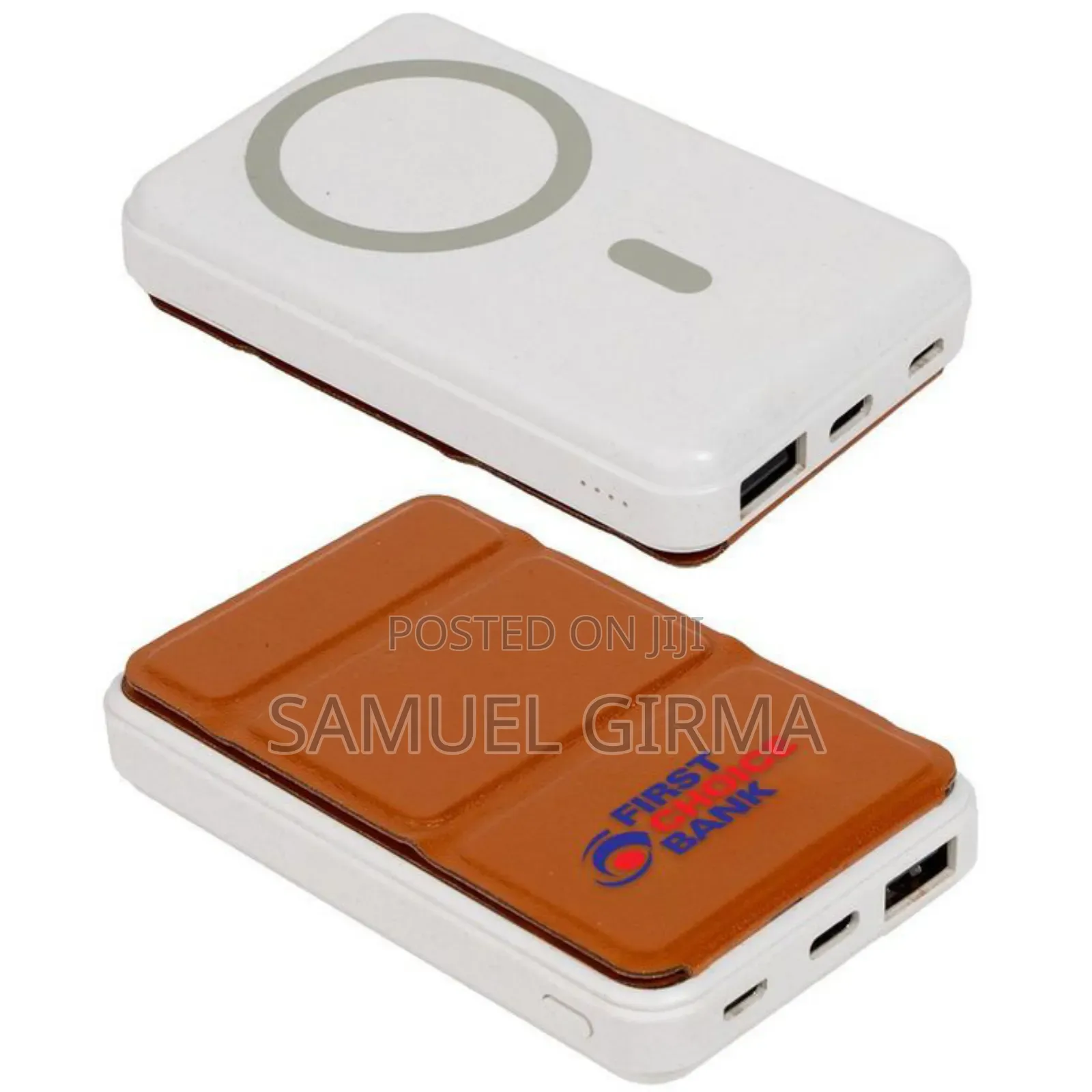 Albeck Recycled Leather Powerbank High-quality