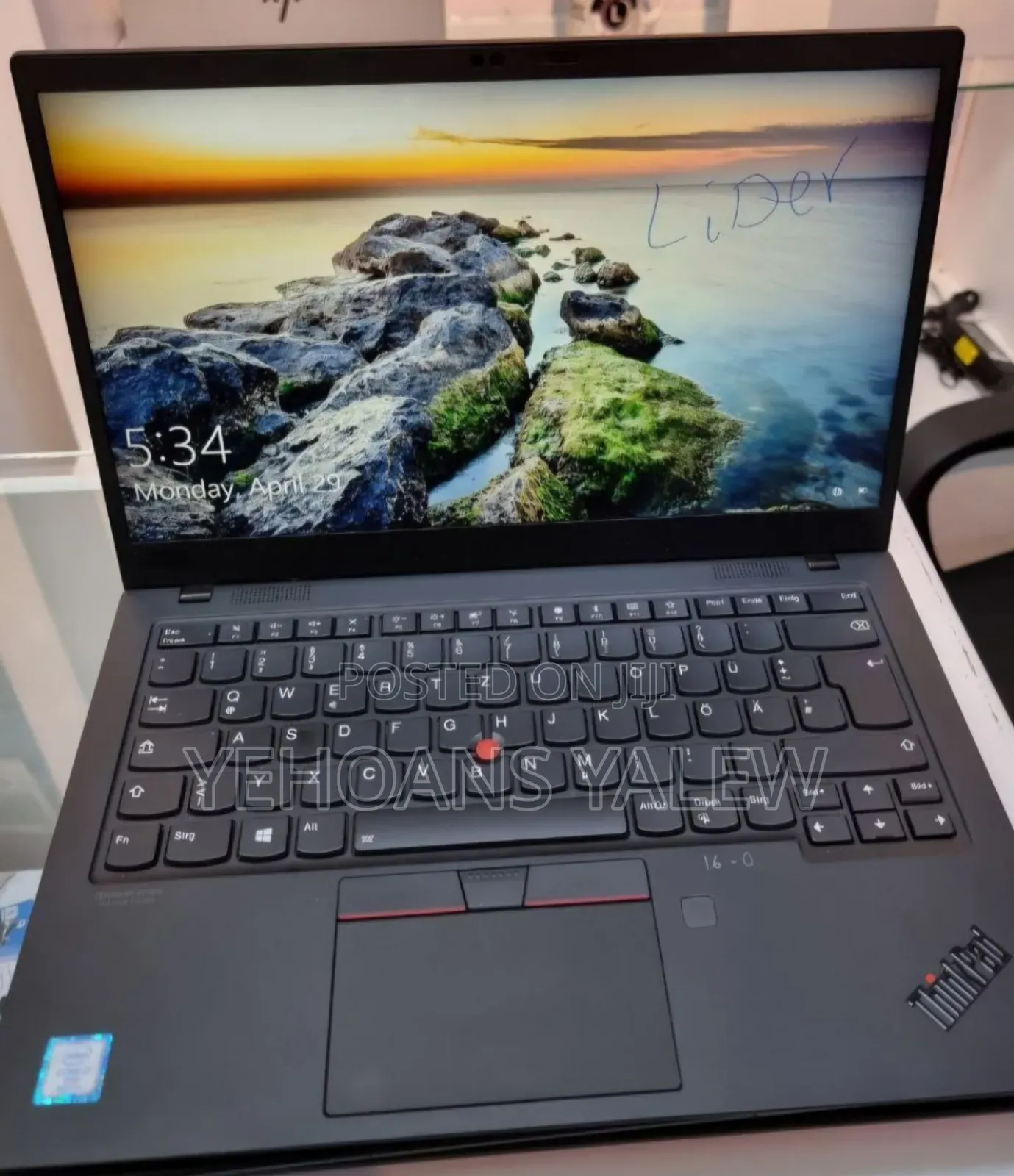 New Laptop Lenovo ThinkPad X1 Carbon 16GB Intel Core I7 SSD 512GB