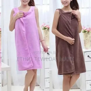 Women Microfiber Bath Towel Wearable Shower Towel