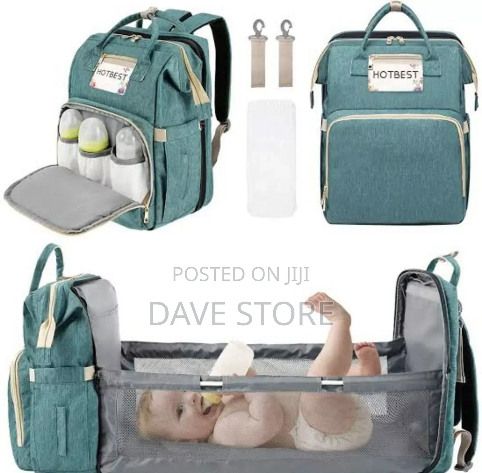 Baby Bag With Bed የልጆች ማስተኛ ያለው ባግ