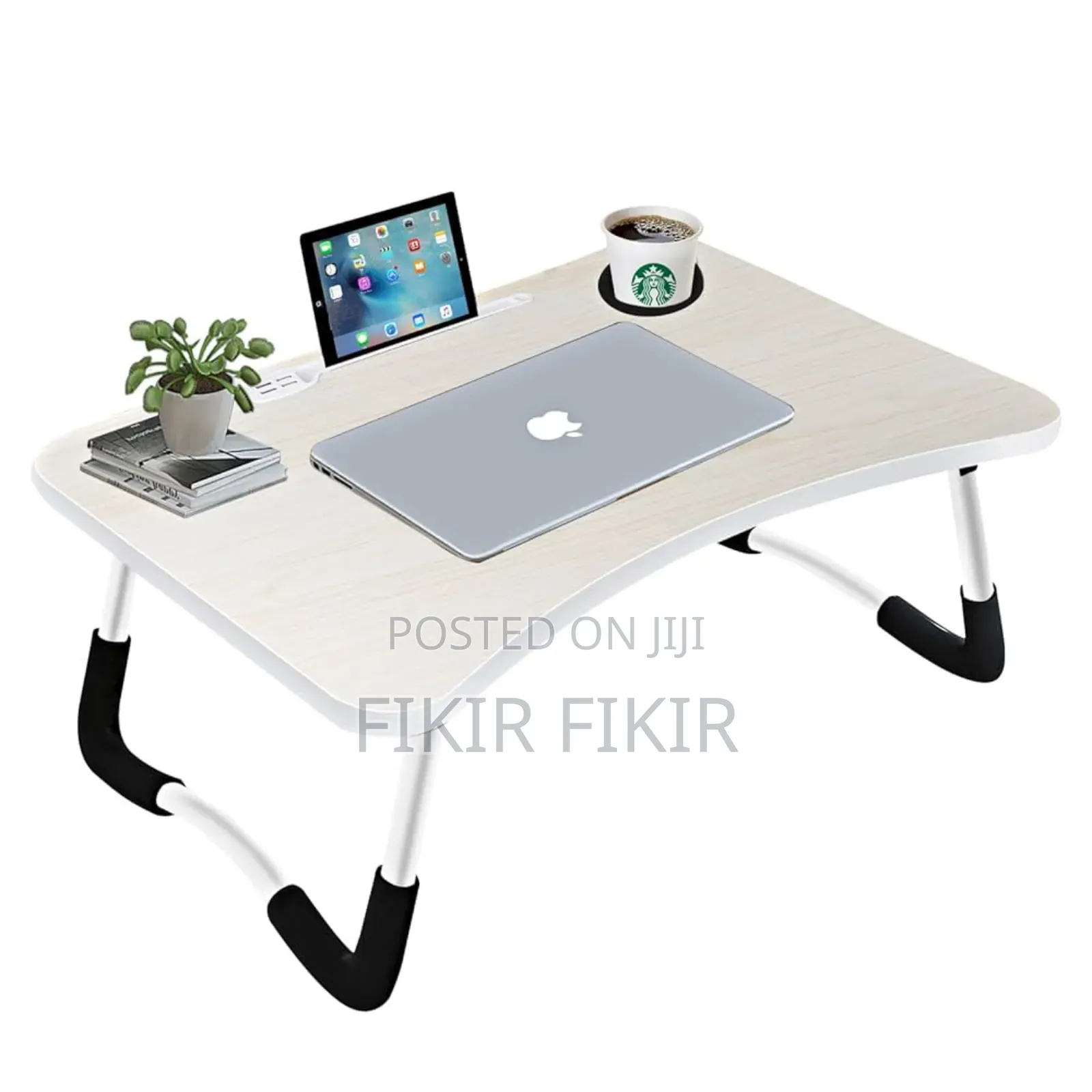 Foldable Portable Laptop Table With Cup Holder