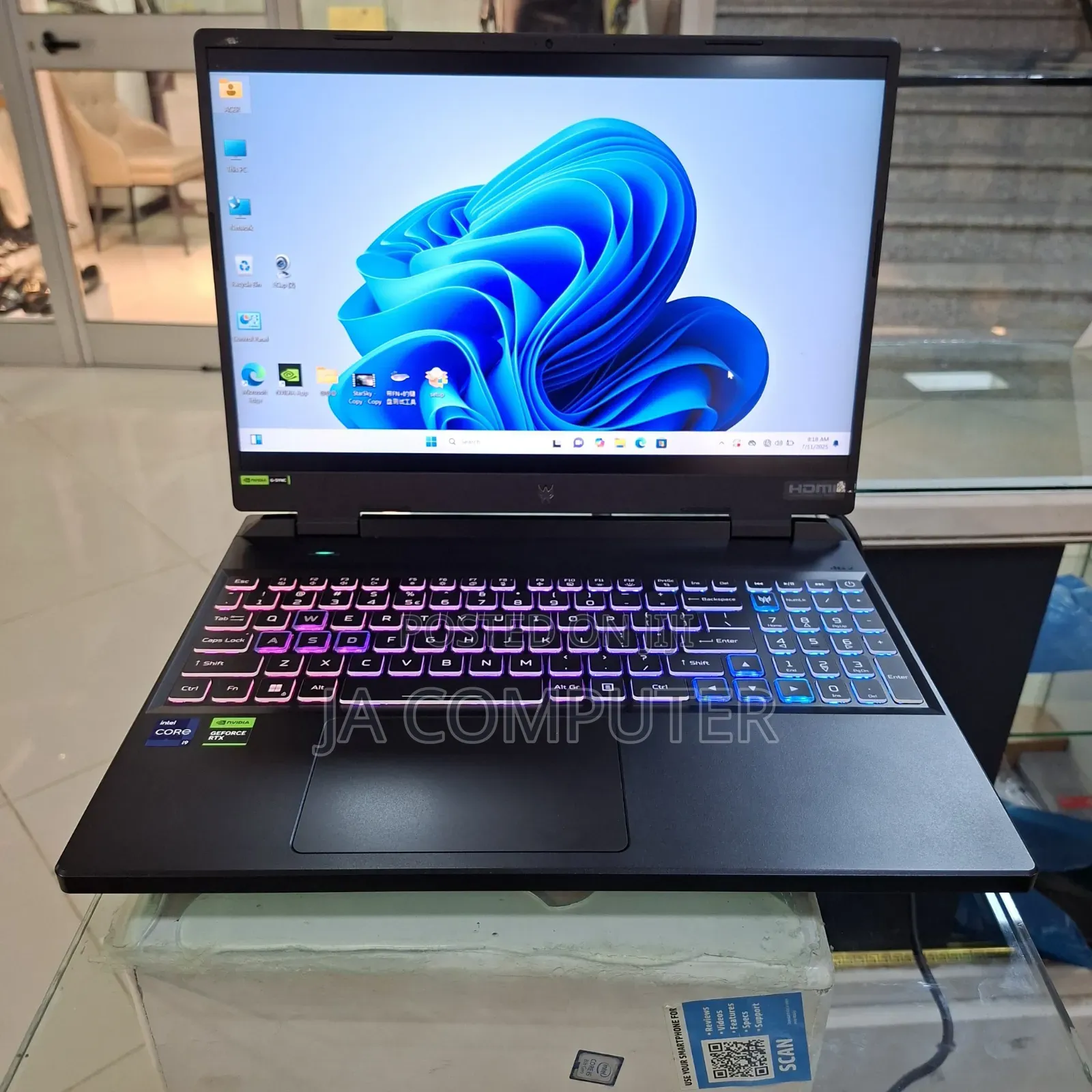New Laptop Acer Predator Helios 300 16GB Intel Core I9 SSD 1T