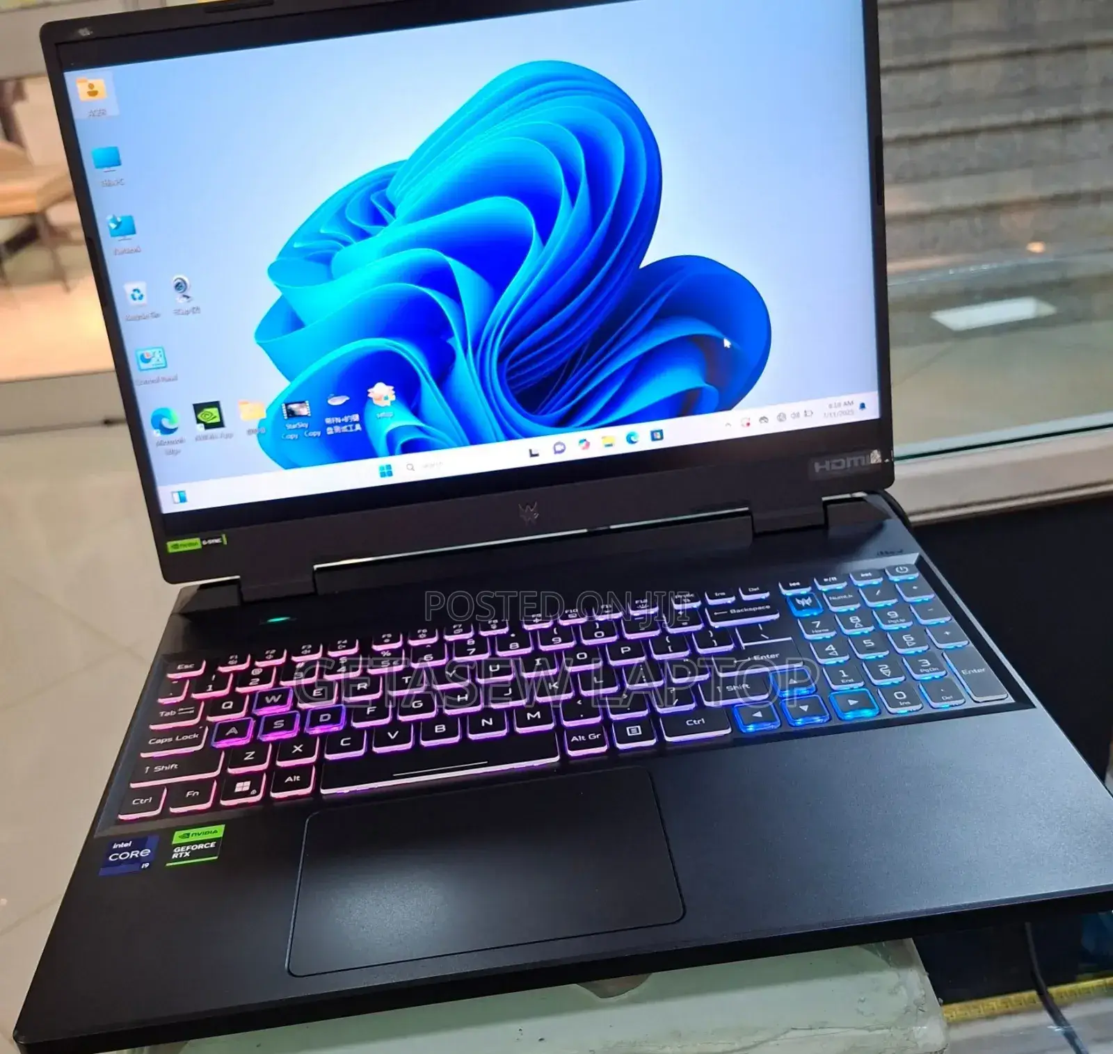 New Laptop Acer Predator Helios 300 16GB Intel Core I9 SSD 1T