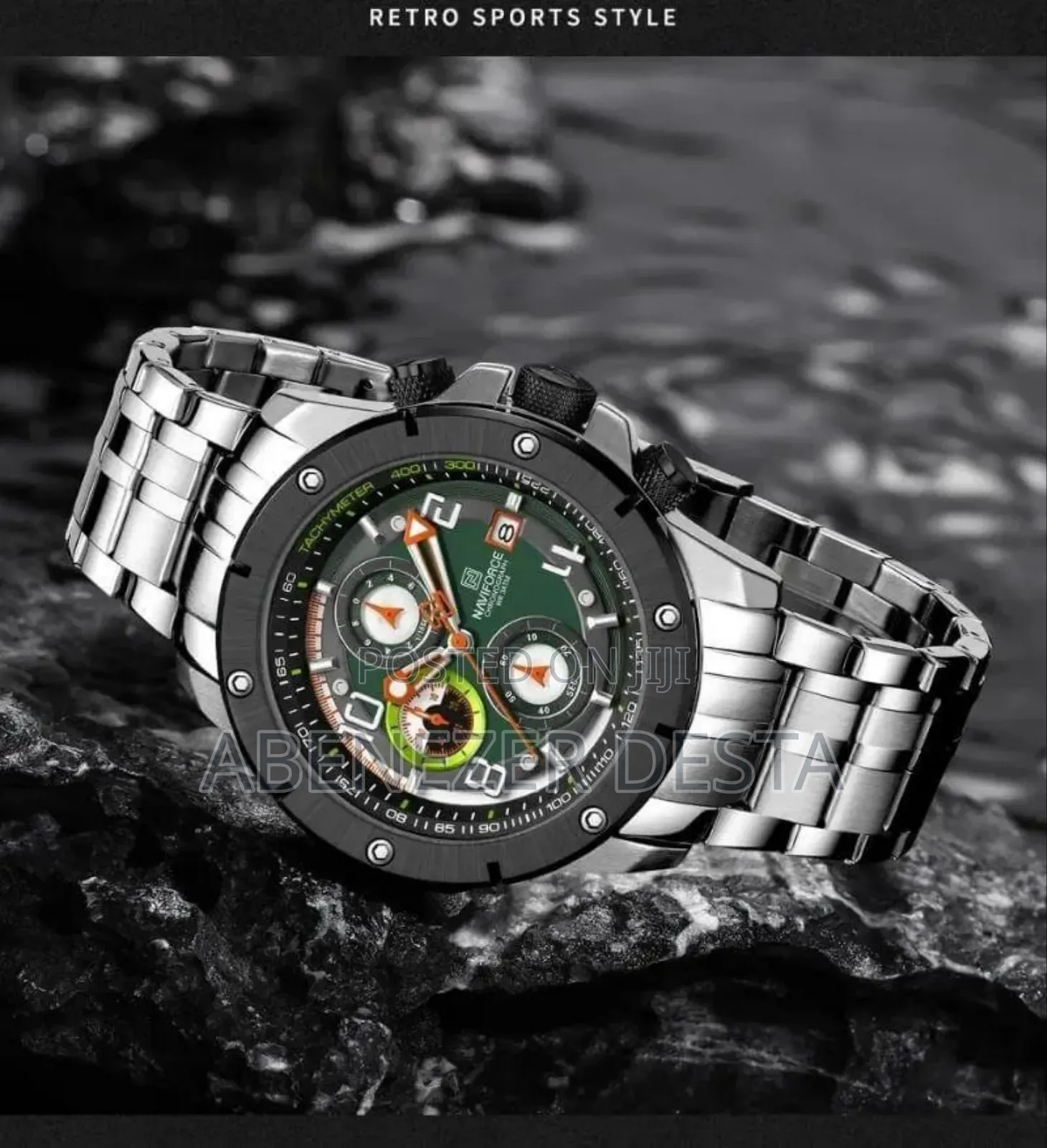 New Naviforce Watch for Men Luxury Chronograph Waterproof