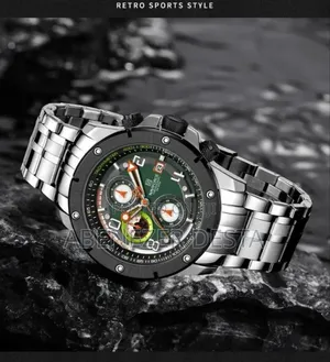 New Naviforce Watch for Men Luxury Chronograph Waterproof