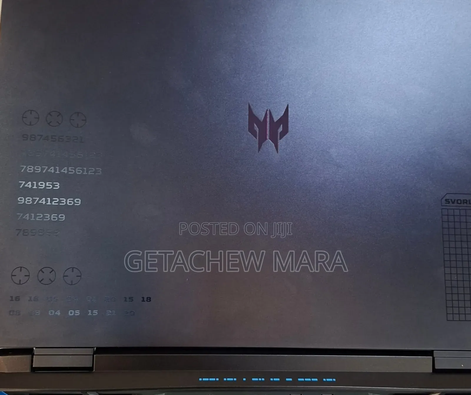 New Laptop Acer Predator Helios 300 16GB Intel Core I9 SSD 1T