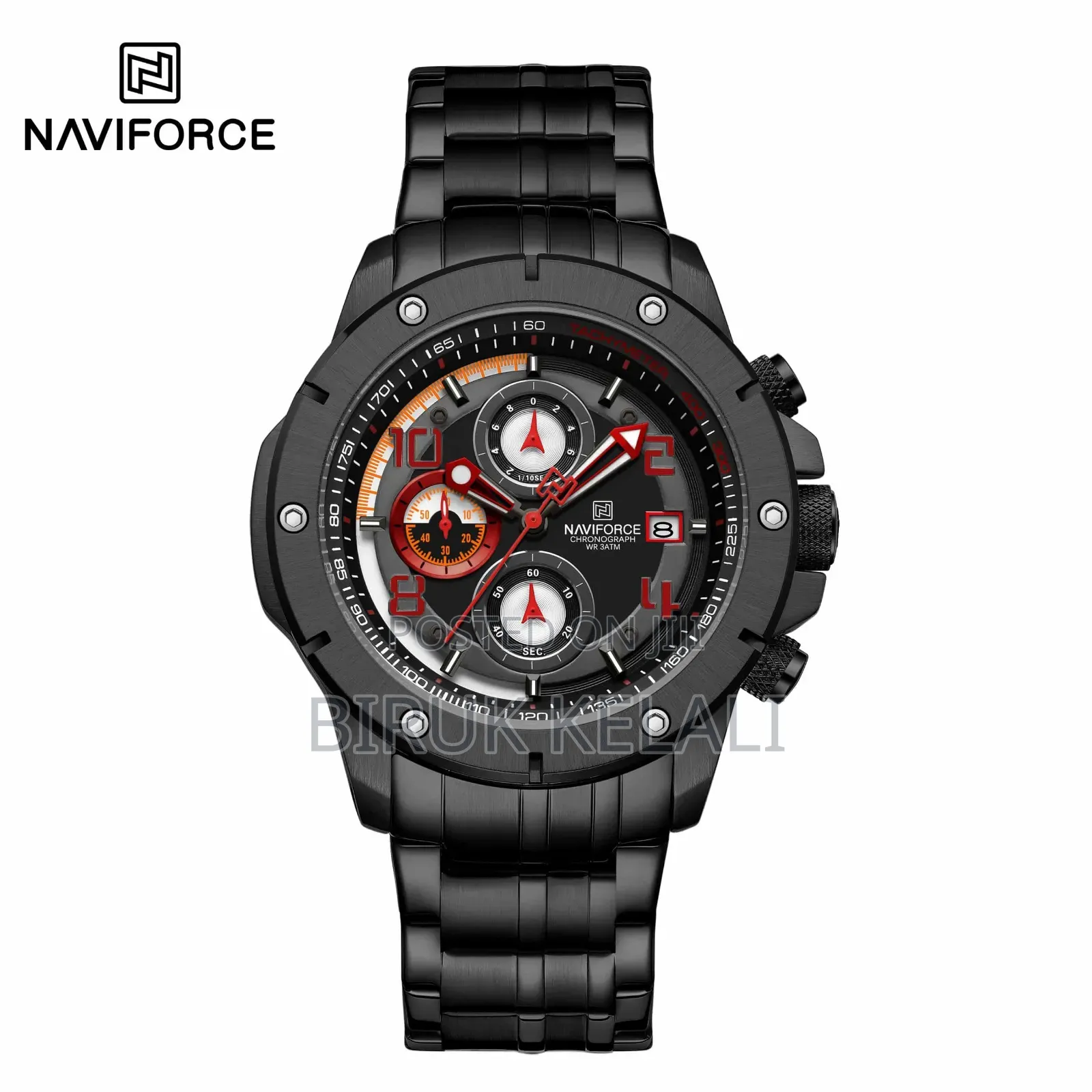Naviforce Elitex Watch for Men Silver
Chronograph