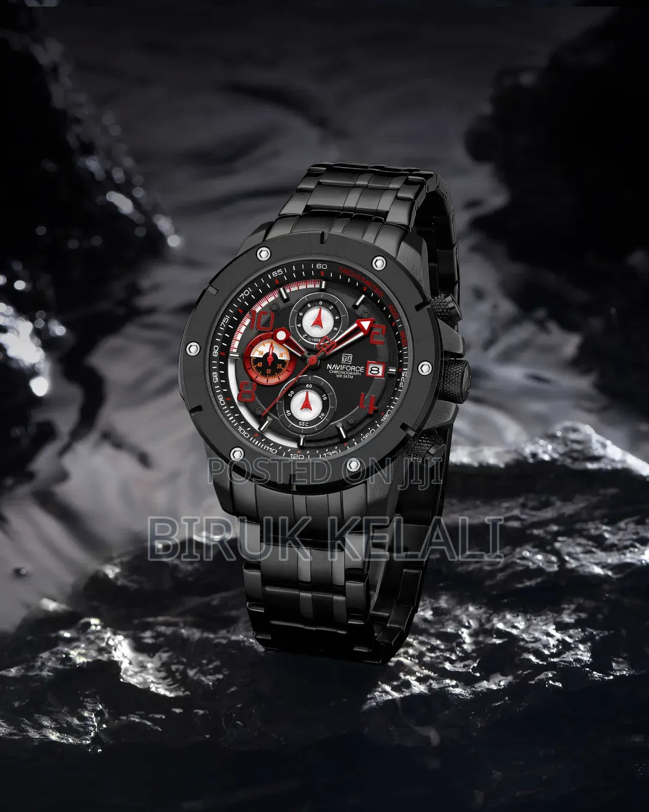 Naviforce Elitex Watch for Men Silver
Chronograph