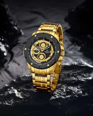 Navi Force Goleen by Black Full Waterproof Watch