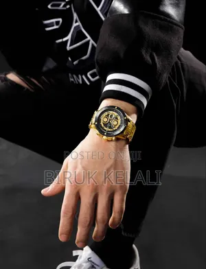 Navi Force Goleen by Black Full Waterproof Watch