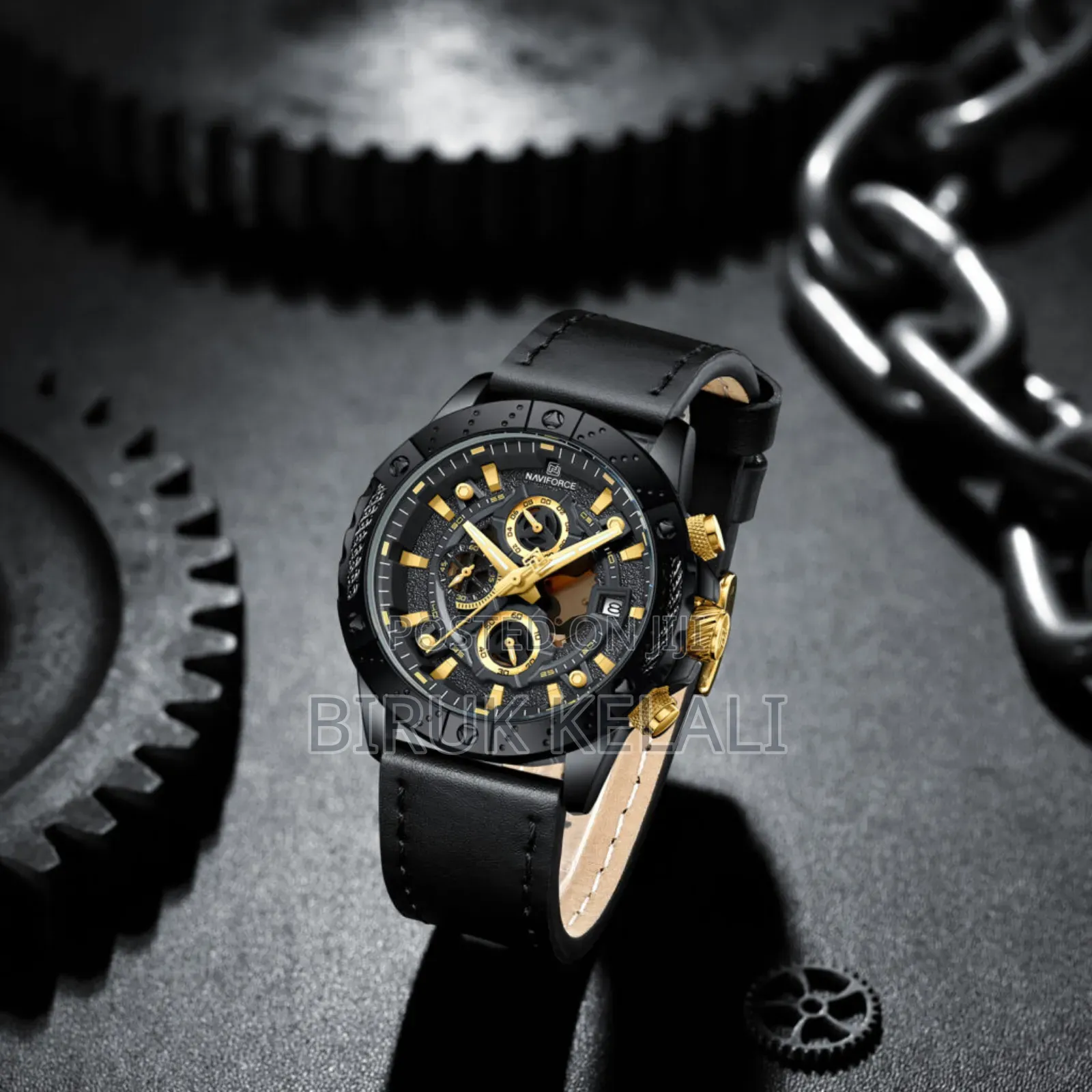 Full Black Navi Force Watch