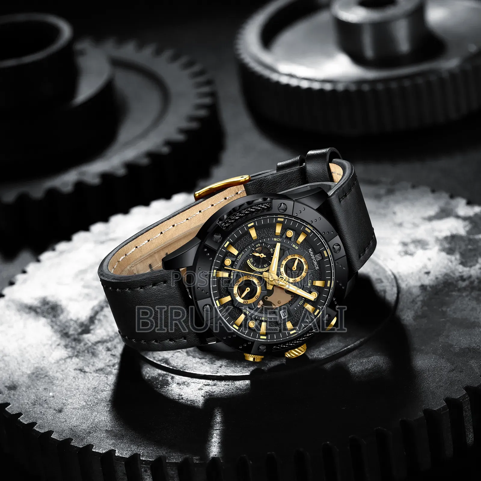 Full Black Navi Force Watch
