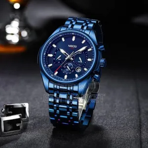 Nibosi New Luxury Brand Fashion Chronograph Quartz Men Watch