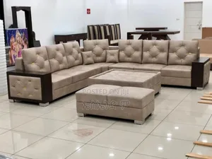 India Style L Shaped Sofa With Table