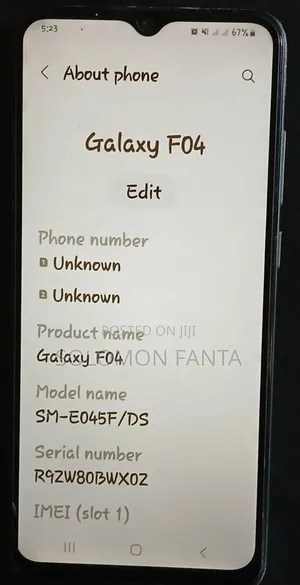 Samsung Galaxy F04 64 GB Bronze