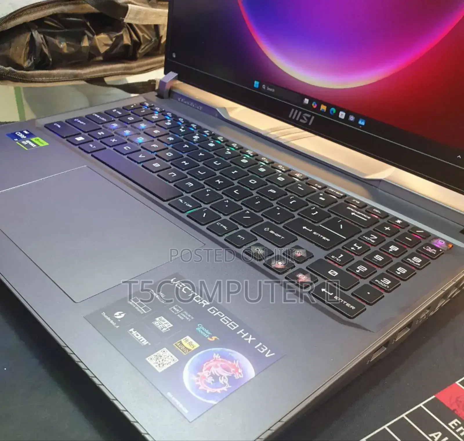 New Laptop MSI GF63 16GB Intel Core I9 SSD 1T