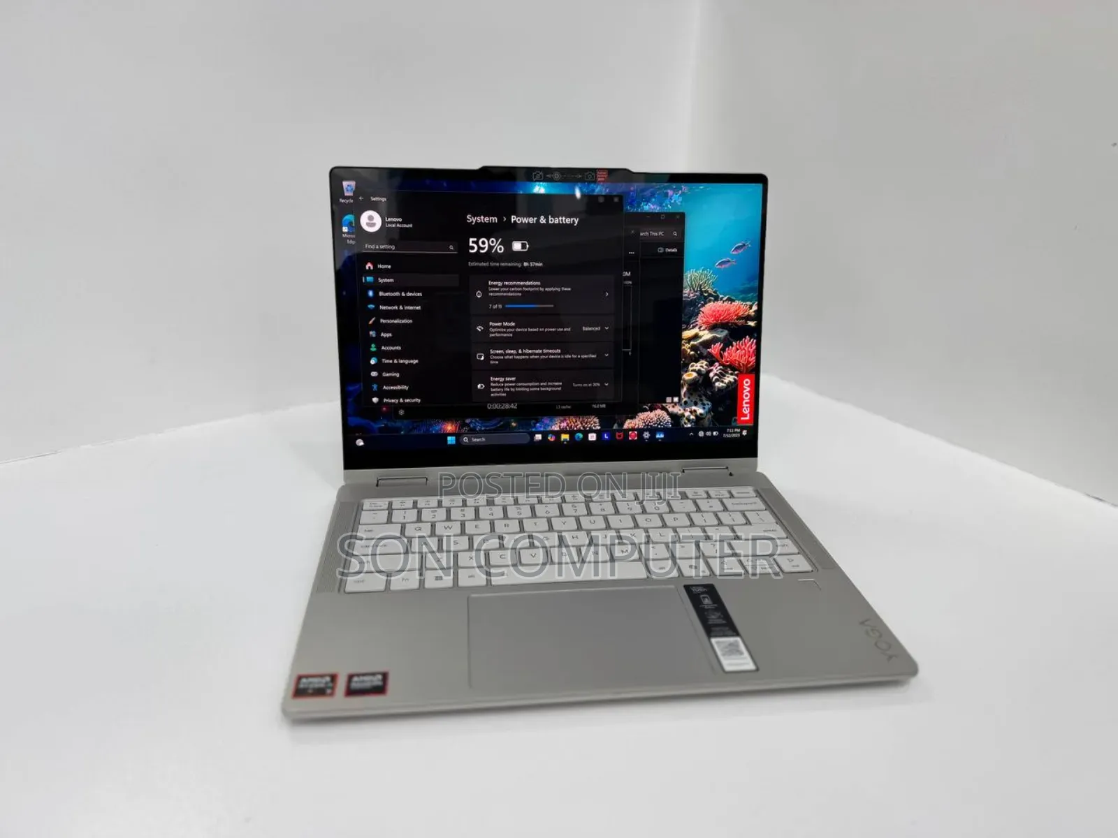 New Laptop Lenovo Yoga 7i 16GB AMD Ryzen 7 SSD 1T