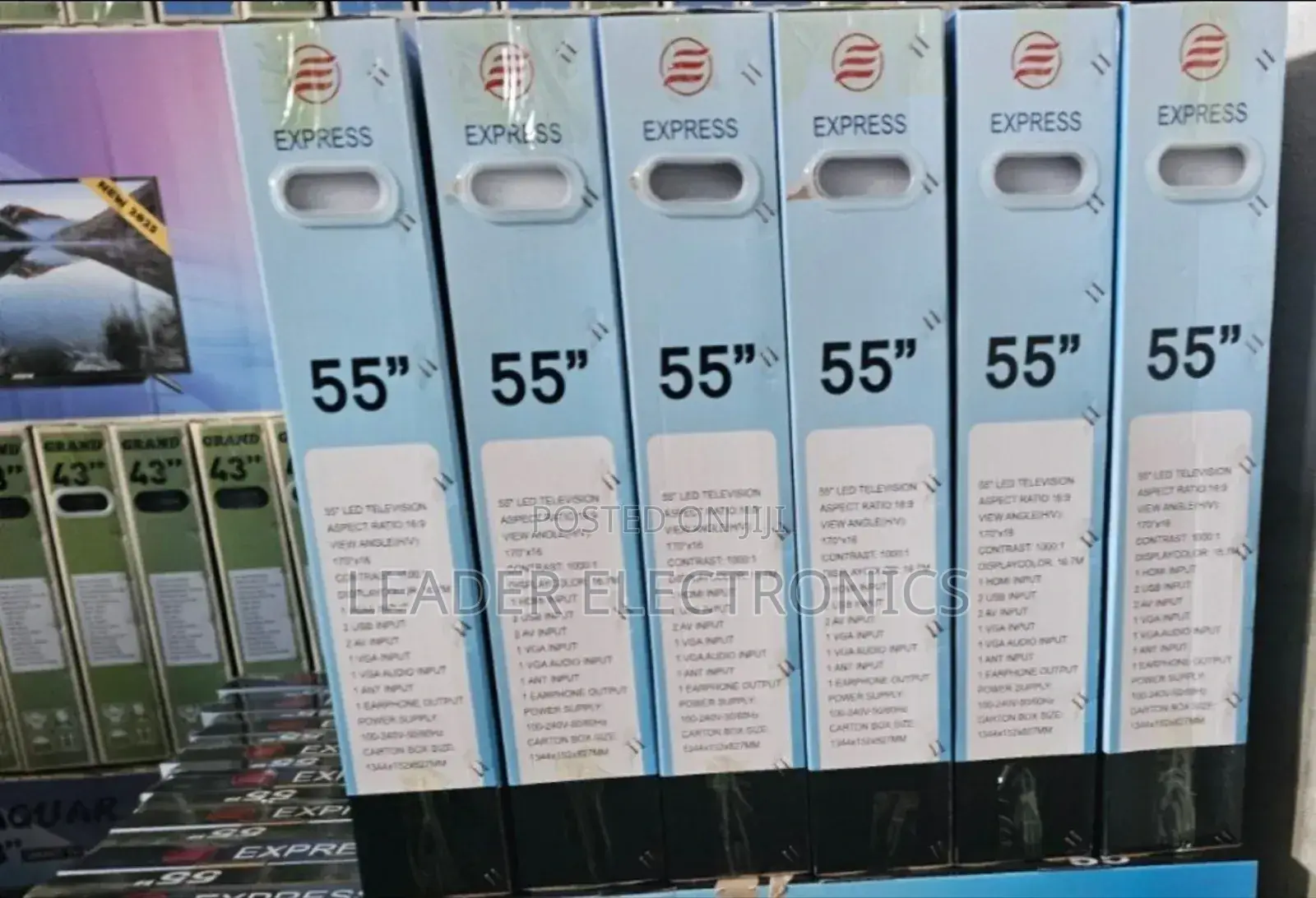 Express Tv 55" Smart Android Tv – Double Glass | 2025