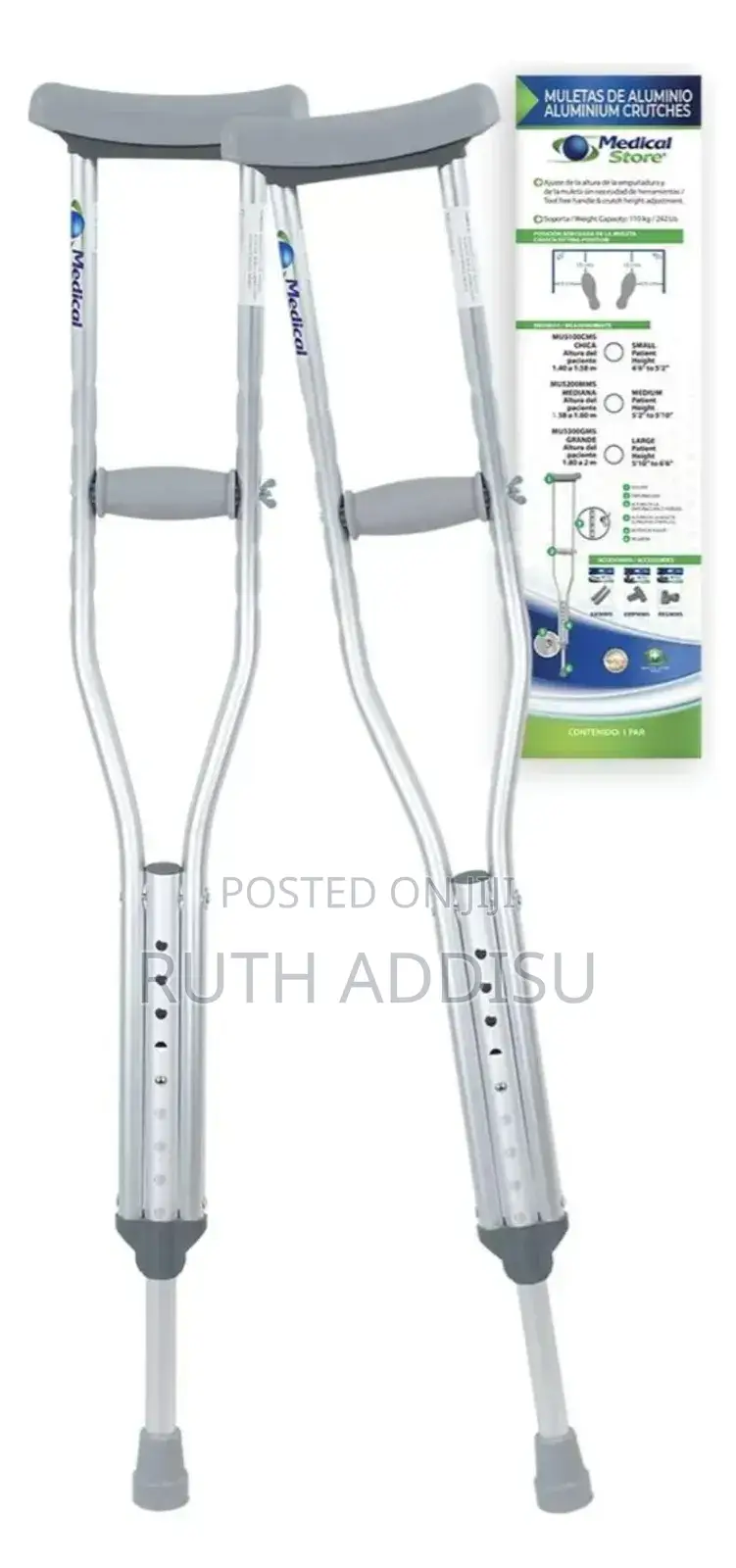 Crutches本身crutches爻你axillary Bilateral Crutches米蘭crutches