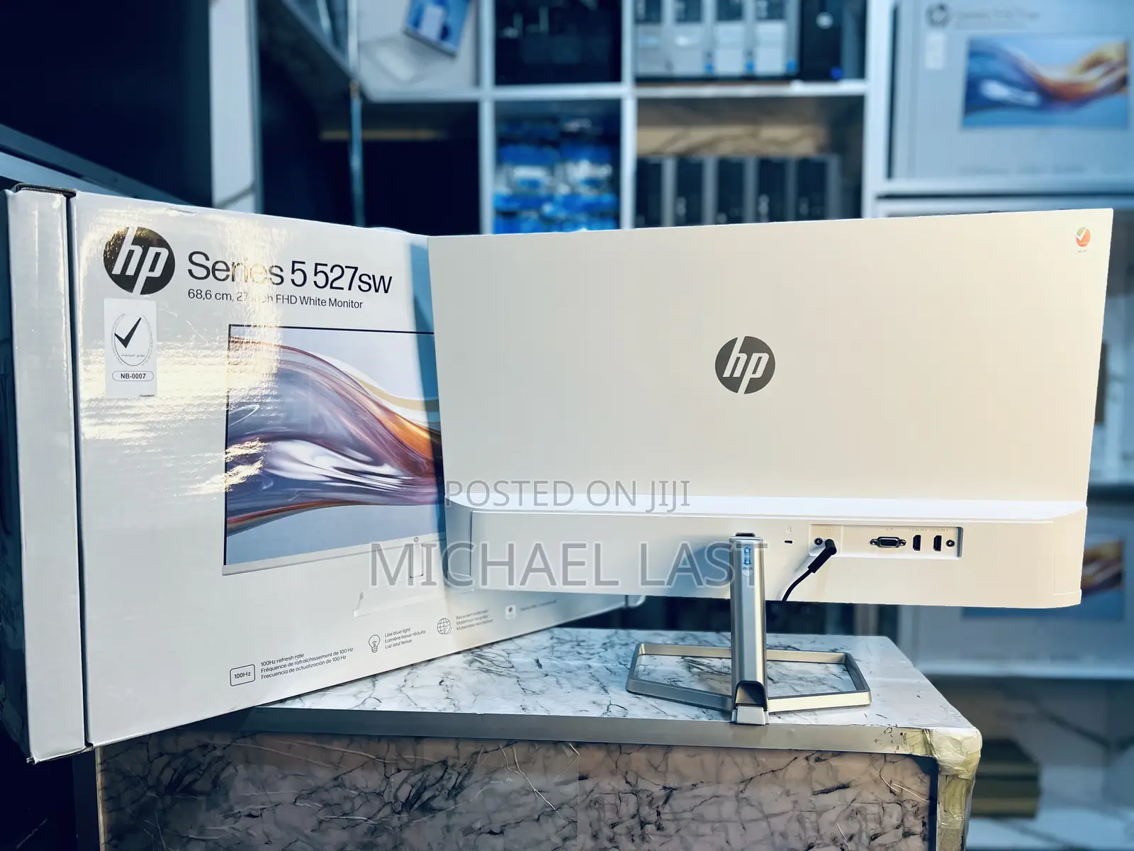 Brand New White Hp 27 Inch Monitor