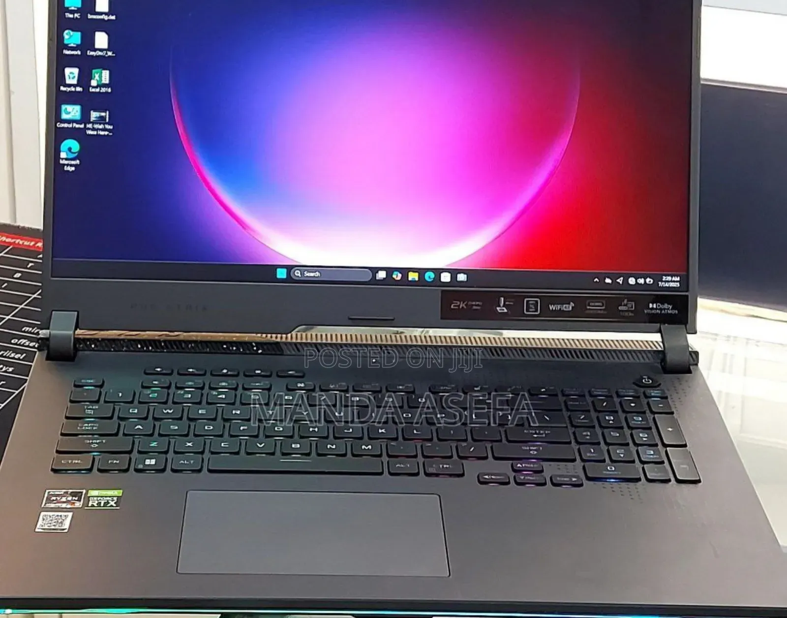 New Laptop Asus ROG Strix G16 G614 16GB AMD Ryzen 9 SSD 1T