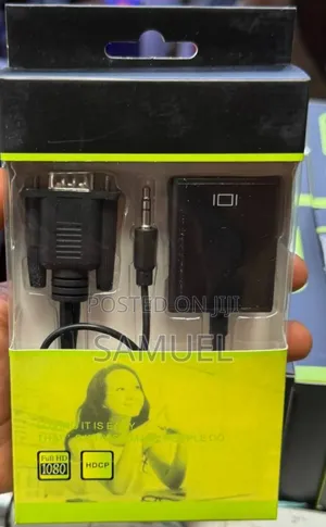 Vga to Hdmi Converter Laptop ወይም Desktop ወደ Tv ለማገናኘት ምርጥ