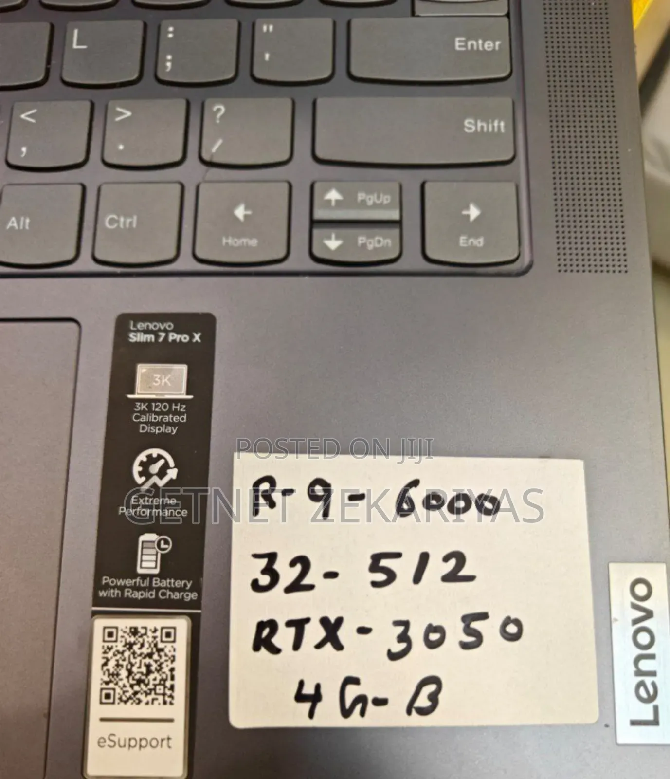 New Laptop Lenovo 32GB AMD Ryzen 9 SSD 512GB