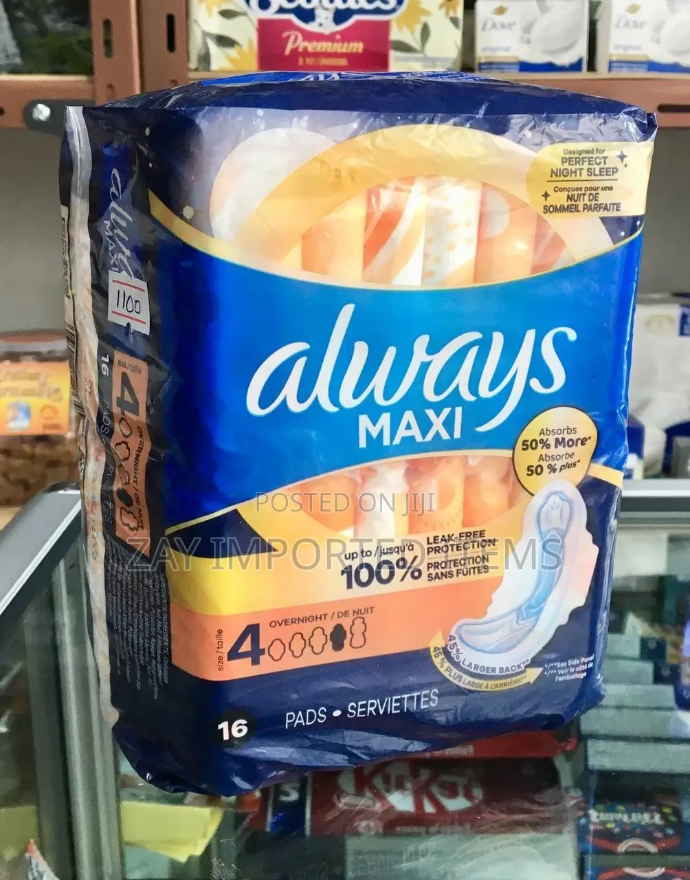 Always Maxi Modes | Size Number 4 | 16 Pads | Canada