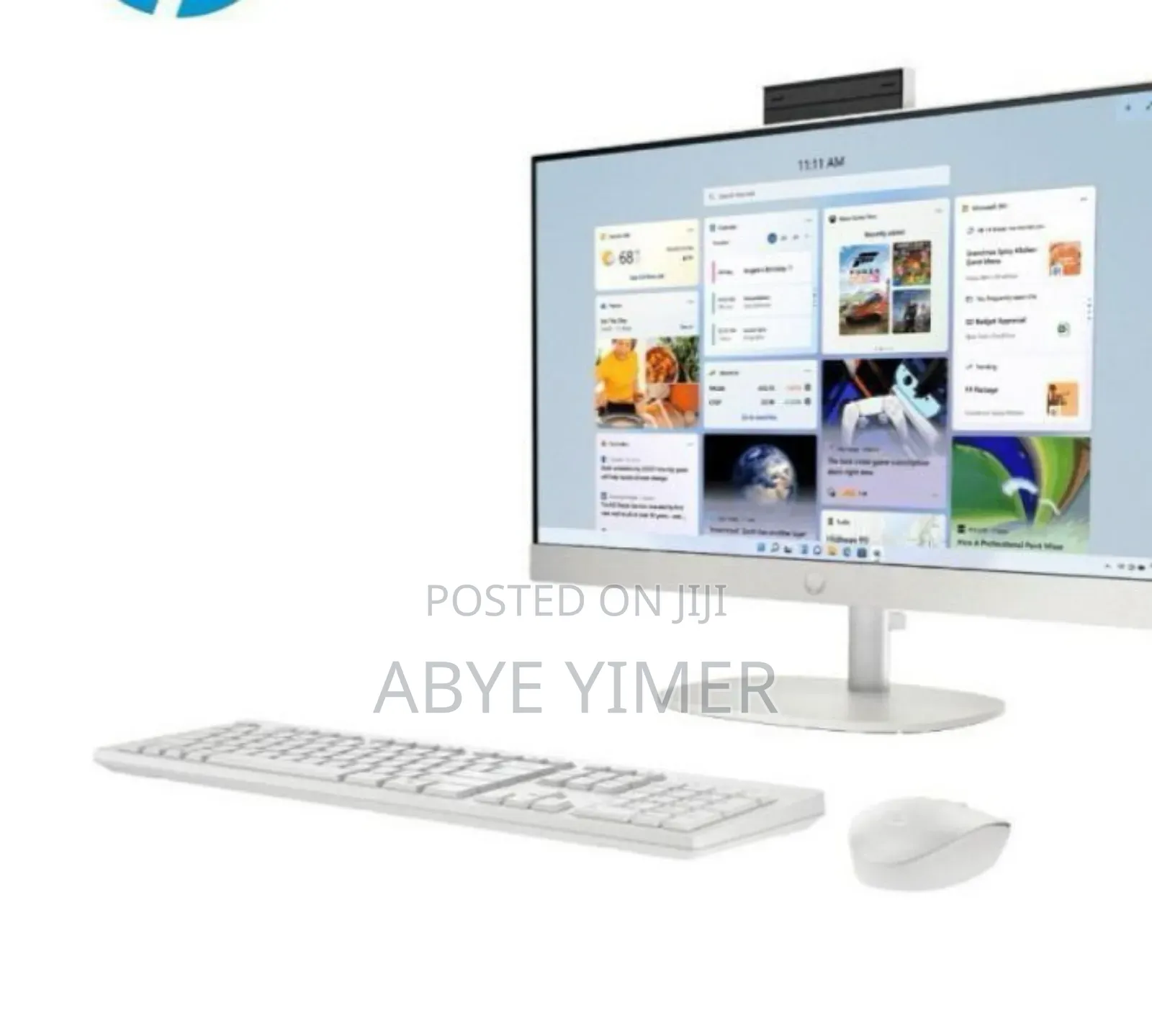 New Desktop Computer HP 200 G4 All-in-One 8GB Intel Core i3 HDD+SSD 1T