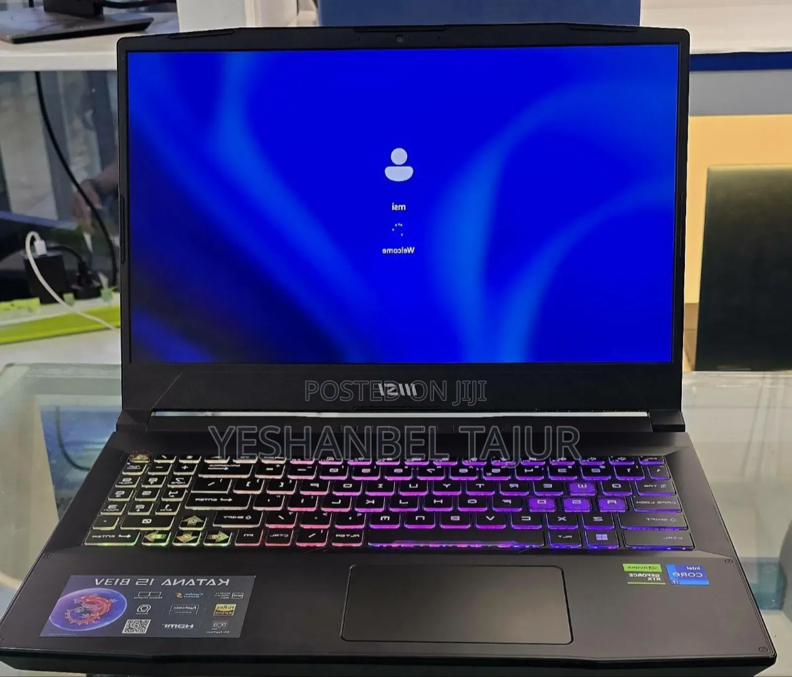 New Laptop MSI Katana 15 16GB Intel Core i7 SSD 512GB