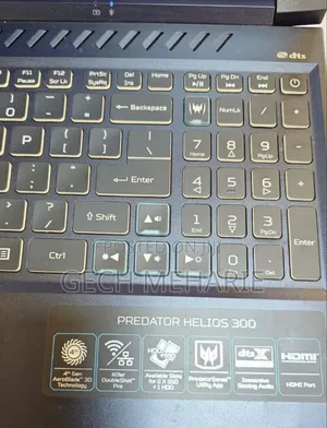 New Laptop Acer Predator Helios 300 16GB Intel Core I7 SSD 1T