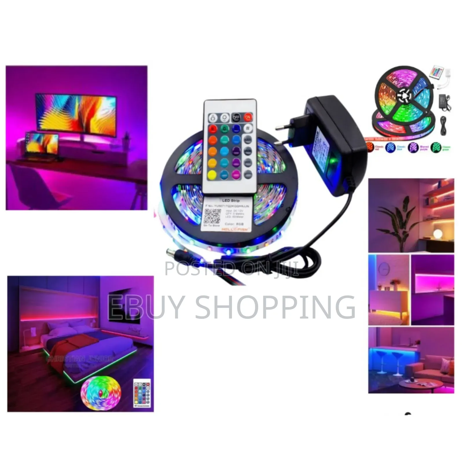 5m Rgb Led Strip – Smart Remote Easy Installation