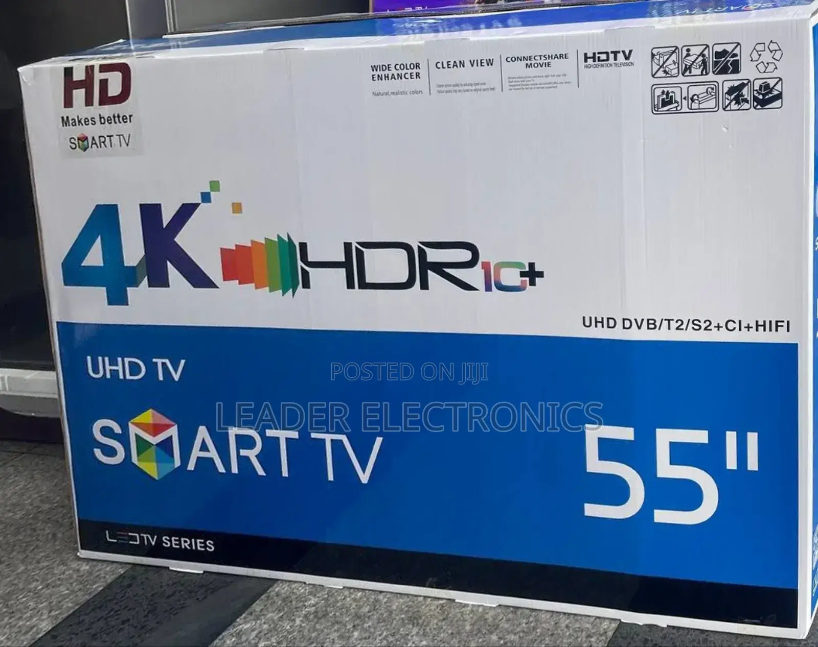 Hd Tv 55" Smart Android Tv 4 K Ultra Hd